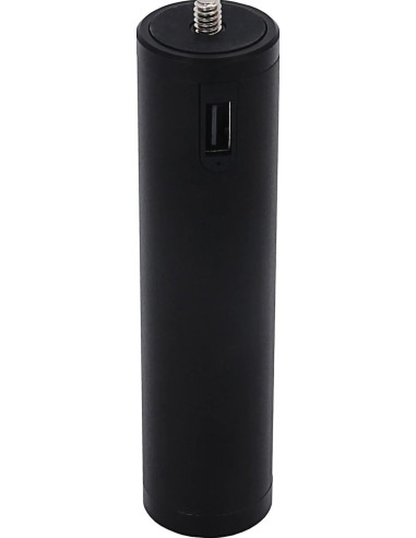 Power Bank Handgrip 6000mAh USB for stands and selfiestick with 1/4 connection